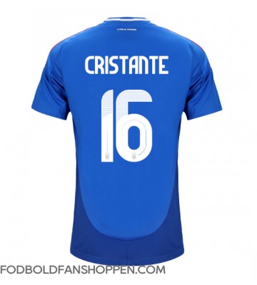 Italien Bryan Cristante #16 Hjemmebanetrøje EM 2024 Kortærmet